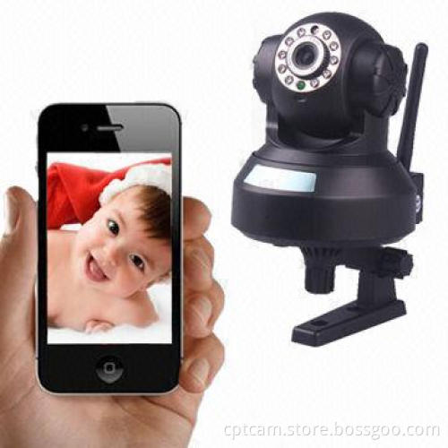 Babies' Monitor, Unique P2P Plug-and-play, Infrared Night Vision, CMOS Megapixel Wireless IP Camera